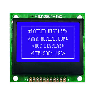 ماژول LCD گرافیکی 128X64 FSTN با نور پس زمینه سفید HTM12864-19C