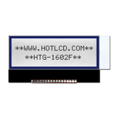 2X16 کاراکتر COG LCD | نمایشگر خاکستری STN+ بدون نور پس زمینه | ST7032I/HTG1602F