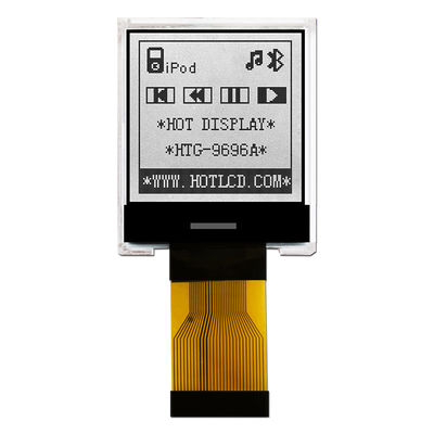 96X96 گرافیک COG LCD SSD1848 | FSTN + صفحه نمایش با نور پس زمینه سفید/HTG9696A