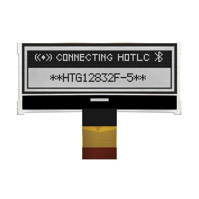 128X32 گرافیک COG LCD ST7565R | FSTN + صفحه نمایش با نور پس زمینه سفید/HTG12832F-5