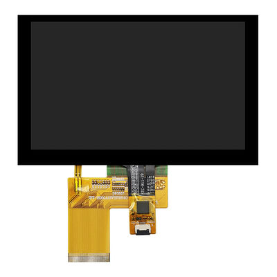 صفحه نمایش لمسی مانیتور 5 اینچی 800X480 Pcap با دمای گسترده ماژول TFT LCD