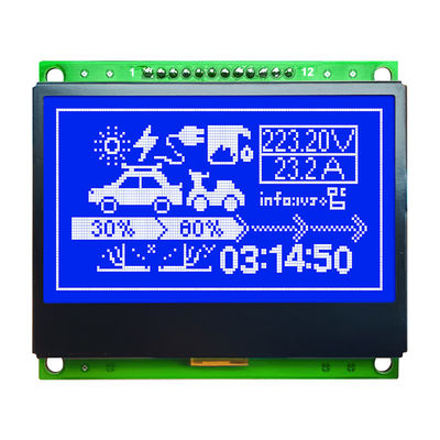 نمایشگر FSTN ماژول LCD گرافیکی COB 128X64 با ولتاژ منفی