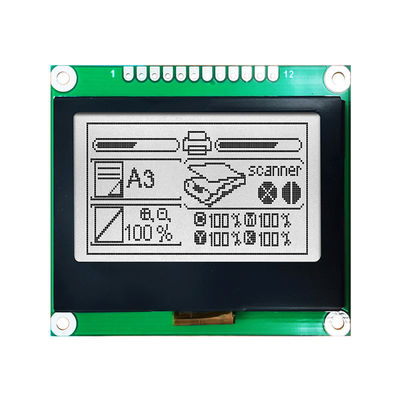 ماژول LCD گرافیکی 128X64 SPI ST7567 FSTN درجه حرارت گسترده برای ابزار دقیق