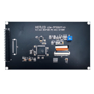 پنل ماژول TFT مقاومتی 5.0 اینچی 800x480 IPS با برد کنترلر LCD