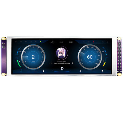 نمایشگر 7.84 اینچی IPS TFT LCD با ابعاد 1280x400 MCU برای مانیتور خودرو